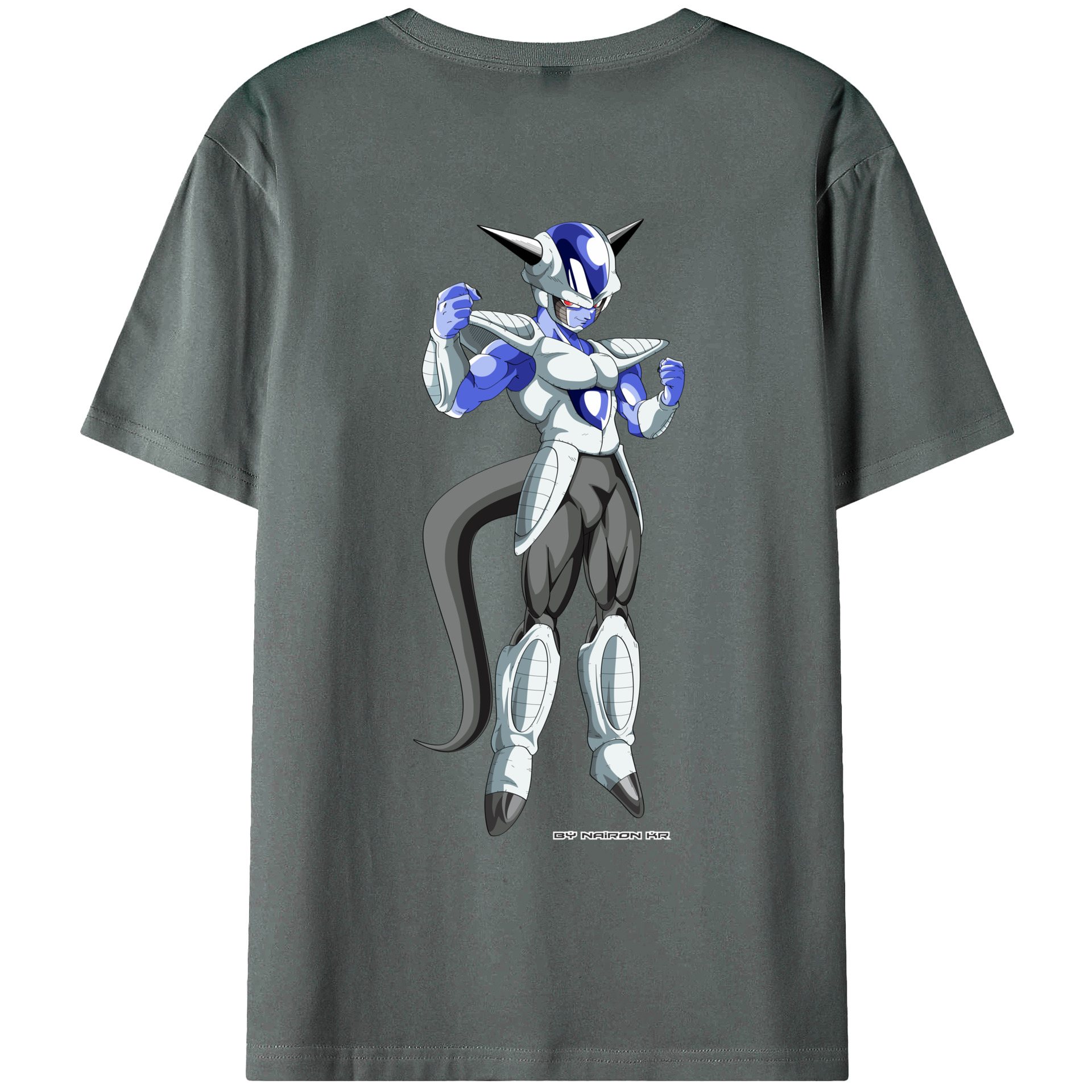 （画像用） ドラゴンボール フリーザ DRAGON BALL Frieza 綿100％ メンズ半袖Tシャツ（バックプリント） 通気性